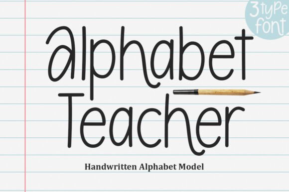 Alphabet Teacher: A Font That Marries Elegance with Playfulness