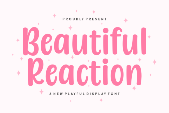Beautiful Reaction: A Font with Heart