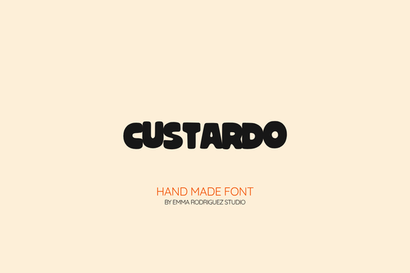 Custardo: The Chunky Display Font That Demands Attention