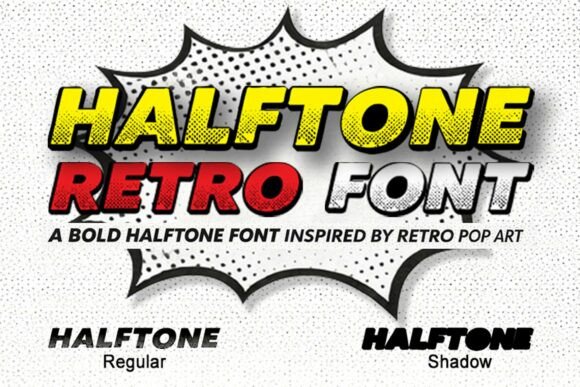 Halftone Retro: Capturing Vintage Pop Art Energy