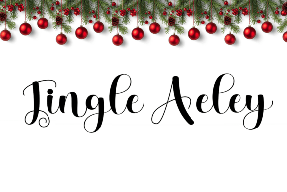 Jingle Aeley: A Handwritten Font for Authentic Branding