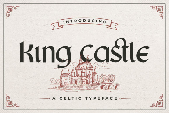 King Castle: A Celtic-Inspired Display Font for Distinctive Design
