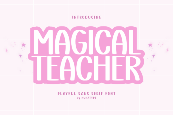 Magical Teacher: A Typeface for Learning and Imagination