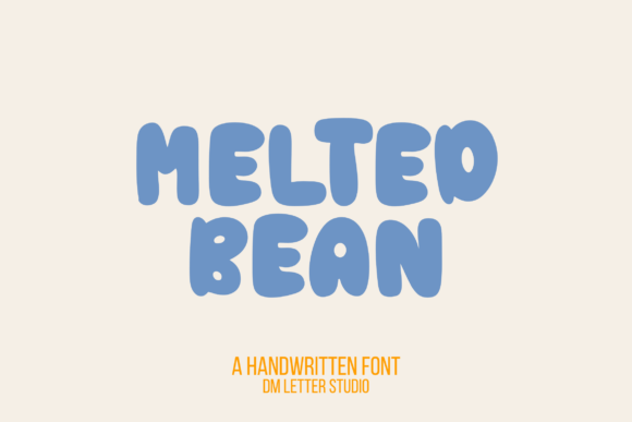Melted Bean: The Playful Display Font for Creative Projects