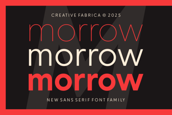 Morrow: A Modern Sans Serif for Bold Branding