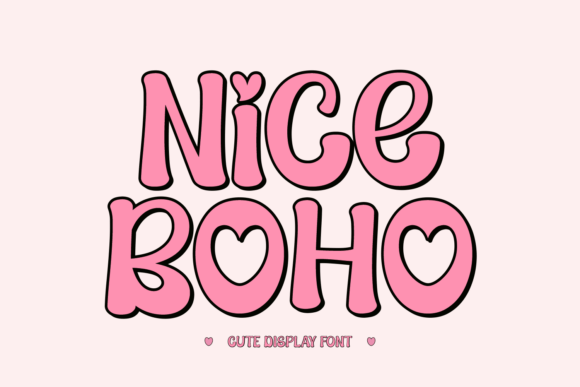 Nice Boho: A Modern Serif with a Free-Spirited Soul