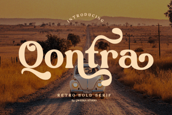 Qontra: The Bold Serif That Brings Vintage Soul to Modern Projects