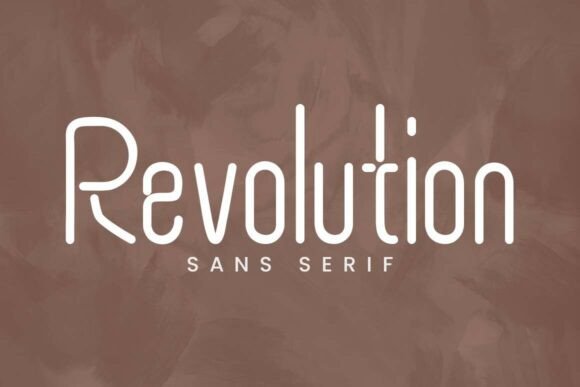 Revolution Sans Serif: A Futuristic Font for Modern Brands