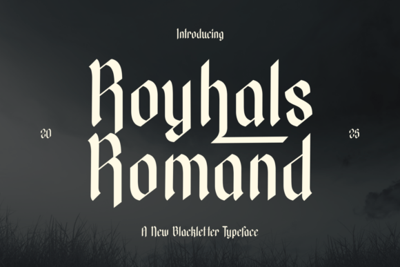 Royhals Romand: A Blackletter Typeface for Autumn Projects
