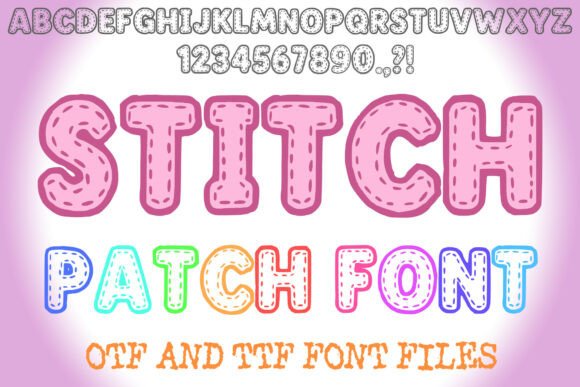 Stitch Patch: A Creative Font for Handmade Branding