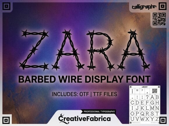 Zara: A Bold Display Font for High-Impact Projects